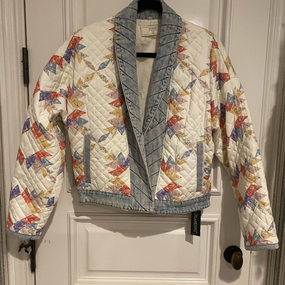 Making Memories Quilted Patchwork Jacket NWT - image 6